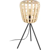 Stars of Light MONTEZUELO bordlampe E27 bambus/sort