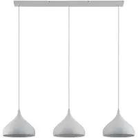 LINDBY Riippuvalaisin , Elamira, himmennettävä, Valkoinen, Olohuone, Metalli, Moderni