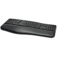 Kensington ProFit Ergo Wrlss, Täysikokoinen (100 %), Langallinen & langaton, Langaton RF + USB, AZERTY, Musta (K75401FR)