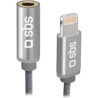 SBS TEADAPTJACKMFIW Lightning–3.5 mm -sovitin, valkoinen