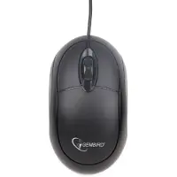 Gembird MUS-U-01, Molempikätinen, Optinen, USB A-tyyppi, 1000 DPI, Musta