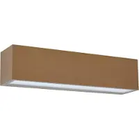 LUCANDE Led ulkoseinävalaisin Lengo , Ruskea/ruoste, Alumiini, Moderni,