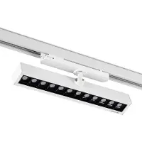 Arcchio Millay LED-kiskovalaisin valkoinen 3000K, Valkoinen/opaali, Työhuone/toimisto, Alumiini, Moderni