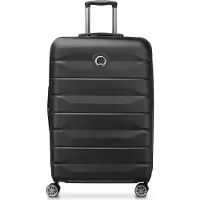 Delsey Air Armour Expandable 76 cm matkalaukku, musta