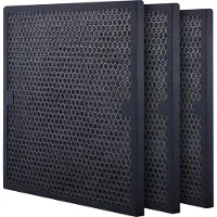 Vevor -aktiivihiilisuodattimet, 3 kpl, 15,7" x 15,7" ilmansuodattimen vaihto, tehokkaat vaiheen 2 suodattimet, yhteensopivat BlueDri- ja -pesurin kanssa, ilmanpuhdistimet, vesivahinkosaneerauslait