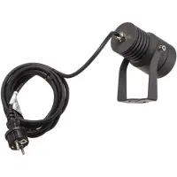 LUCANDE LED-ulkovalaisin Jon, maapiikki, säädettävissä, IP65 Jon, Alumiini/harmaa/sinkki, Alumiini, Moderni