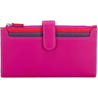 Mywalit Continental Lompakko Nahka 20 cm Pinkki