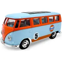 Jamara Volkswagen T1, Väylä, 3 vuosi/vuosia, Vaaleansininen, Oranssi (402604)