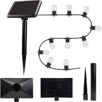 Forever Telforceone Light LED-aurinkokenno SUNARI FLS-60 7,5m 10 lamppua IP44 Telforceone Light LED-aurinkokenno SUNARI FLS-60 7,5m 10 lamppua IP44