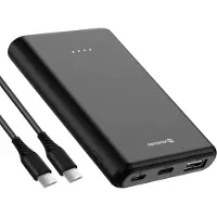 Swissten Powerbank Swissten Line Power Bank External Charging Battery USB / USB-C / Micro USB / 10W / 5000 mAh