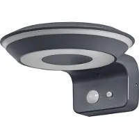 Osram ENDURA Style Solar Glow Wall Sensor 420lm 3.6W/830 80mm dark grey