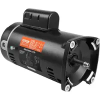 Vevor 1,5 hv:n allaspumppumoottori, 56Y-runko, 115 V ((12,8 ampeeria)) / 230 V (6,4 ampeeria) 3450 rpm, 60 Hz, 1,1 huoltokerroin, 90 μF / 250 V kondensaattori, vastapäivään pyörivä neliölaippainen vai