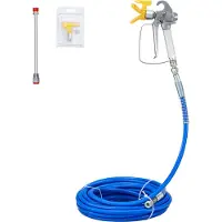 Vevor Airless Paint Spray Letkusarja 50 jalkaa 1/4 tuumaa kääntyvä nivel 3600psi 517 kärjellä