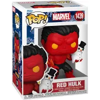 Funko POP! Ihme Hulk Punainen Lumiukkohahmolla