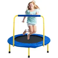 StarTech.com 3FT trampoliini lapsille 36", sisä- ja ulkokäyttöön, kokoontaitettava vaahtokahvalla, täydellinen syntymäpäivälahjaksi!