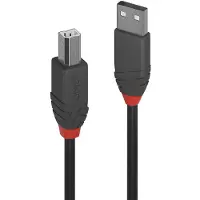 Lindy 3m USB 2.0 Type A to B Cable, Anthra Line (36674)