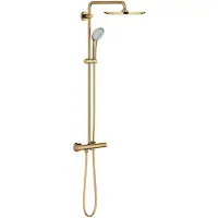 GROHE Euphoria shower set with thermostat Cool Sunrise (26075GL0)