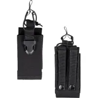 Sturm Bundeswehr und Freizeitshop Radio Pouch (Color: Black)