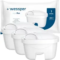Wessper Suodatin Brita Dafi kannuun varaosa vanhempiin malleihin 3kpl Aquaflux