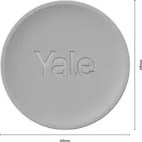 Yale Dot -tunniste, hopea, 3 kpl