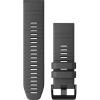 Garmin QuickFit 26 -silikoniranneke, tummanharmaa