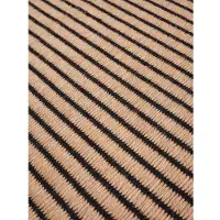 Tom Dixon Line matto Musta 70x250 cm