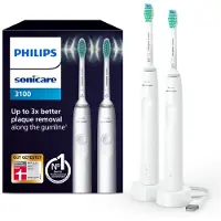 Philips 3000 series 3100 series HX3675/13 Sonic-sähköhammasharja, Aikuinen, Sonic-hammasharja, Päivittäinen käyttö, 31000 liikettä minuutissa, Valk...