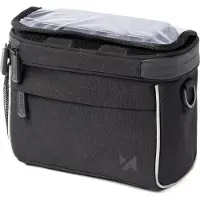 Wozinsky Handlebar Bag Bike Shoulder Bag Black (WBHBB-01)