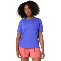 Asics Road Short Sleeve Top Purple Women's, Size M