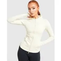 DAILYSZN Sculpt Full Zip Hoodie, kermanvalkoinen