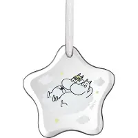 Muurla - Muumi Lasikoriste Niiskuneiti Ja Muumi 8 cm