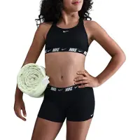 Nike SWIM Bikini & Short Set - Black - 130-140