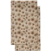 Sagaform Edith keittiöpyyhe, beige, 2 kpl