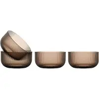 Sagaform Billi kulho, ruskea, 4 kpl