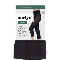 Norlyn naisten comfy 80 den caprileggingsit