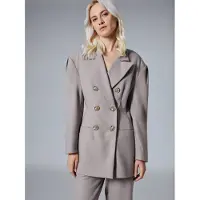 4TAILORS Bleiseri 'Dulcet' taupe