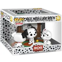 Funko POP! Disney 101 Dalmatians Rolly Patch & Lucky With Tv Kuvio