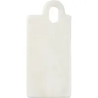 Broste Copenhagen Olina Skærebræt - White - 14X31CM