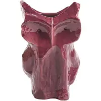 Serax Owl Vase L Aubergine After Midnight - Burgundy - 30 CM