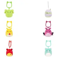 Squishmallows Pehmeä W26 -avaimenperä, klipsikiinnitteinen pehmolelu 8 cm, lajitelma eri malleja