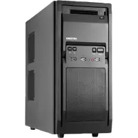 Chieftec LF-02B-OP, Midi Tower, PC, Musta, ATX, mikro ATX, Koti /Toimisto, Alapuolella