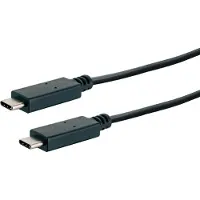 Schwaiger LK 101 C USB cable USB 3.2 Gen 2 (3.1 Gen 2) 1 m USB C Black (LK101C531)