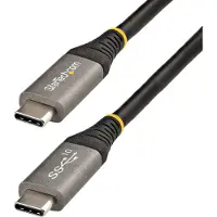 StarTech.com 3.2 Gen2 USB-C -kaapeli, 10 Gbps, PD 100W, 1m, musta