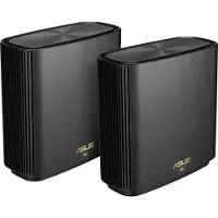 Asus ZenWiFi XT9, Tri-band AX7800 Wi-Fi 6 Mesh -järjestelmä, 802.11ax, 2 kpl, musta
