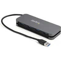 StarTech.com – 4 Port USB 3.0 Hub 5Gbps 4A - 11in Cable (HB30AM4AB)