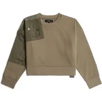 G-Star Heritage Hardware Loose Cropped Sweater - Brown - Women