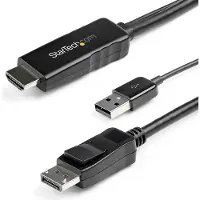 StarTech.com 4K HDMI to DisplayPort Cable (HD2DPMM2M)