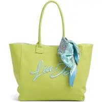 Liu Jo for woman. AA6200-T546A Shopper bag green logo (OSFA), Casual, Fabric