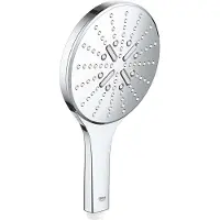 GROHE 26553000, Kädessä pidettävä suihkupää, Kromi, Kromi, 15 cm, Saksa