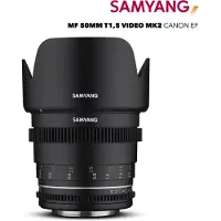Samyang 50Mm T1.5 Vdslr Mk2 Canon Ef normaaliobjektiivi